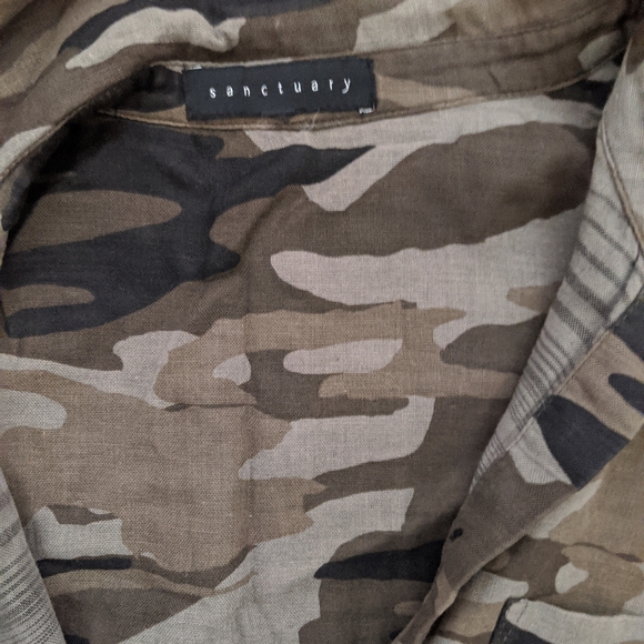 Camo button down shirt - Picture 4 of 4